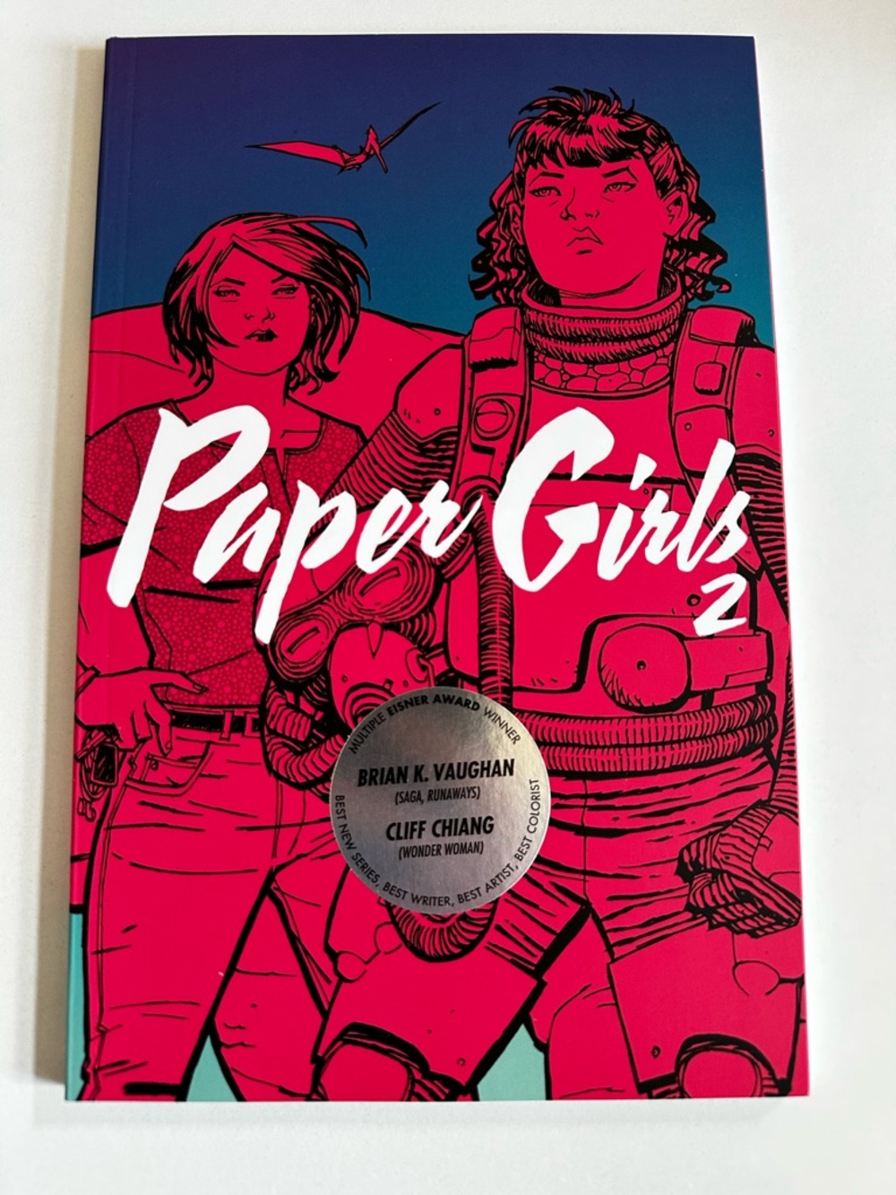 Paper Girls Vol. 2 Graphic Novel - Pink & Teal Cover